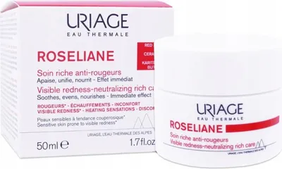 Produktbild von Uriage Roseliane Riche Anti-Rougeurs Anti-Rötung 50 ml