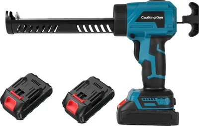 Immagine prodotto di Pistola per calafataggio a batteria, 4 velocità regolabili, lunga durata della batteria, con 1×batteria