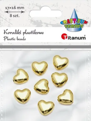 Produktbild von Plastikperlen, Spiegelherzen, 12 x 9 mm, 20 Stück