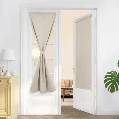 Image de Rideaux occultants beige, 55 x 150 cm, lot de 2 panneaux