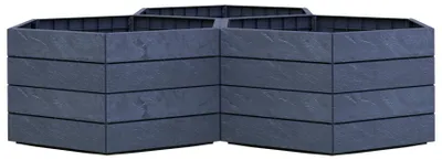Immagine prodotto di Garantia Ergo Vario 1 Hochbeet Farbe stone, Größe 190x190 cm, Hähe 75 cm