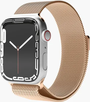 Produktbild von Vonmählen Watch Straps Milanese Loop - Armband für Apple Watch, 44mm + 45mm + 46mm + 49mm, Rose Gold