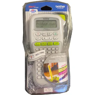 Immagine prodotto di Brother PT-H108G - ABC - TZe - Trasferimento termico - AAA - Grigio - Bianco