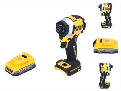 Zdjęcie produktu dla Akumulatorowy klucz udarowy DeWalt DCF 850 N 18 V 205 Nm 1/4" bezszczotkowy + 1x akumulator 1,7 Ah - bez ładowarki