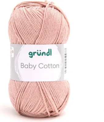 Produktbild von Gründl Wolle Baby Baumwolle 50 g pfirsich