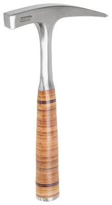 Produktbild von PICARD Ganzstahl Geologenhammer 500g mit Spitze und Ledergriff Nr. 761