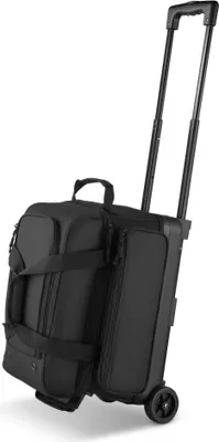 Produktbild von 2-Ball Bowlingtasche mit Doppelrollen und einziehbarem Griff - Premium Bowling Ausrüstungstasche