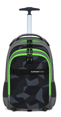 Produktbild von Schultrolley Jungen Elephant Hero Signature Trolley Ranzen Schulranzen Mädchen 12771 Cyber Camo Grün
