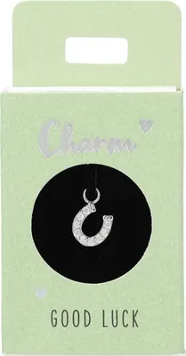 Produktbild von Versilberte o. Vergoldete Charms -Anhänger für Creolen-  Nr.57 - Hufeisen