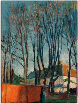 Produktbild von ARTland Leinwandbild Spaziergängerin Größe: 30x40 cm