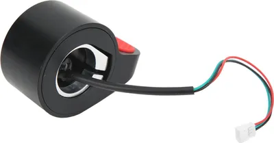 Productafbeelding van Duimgas voor Xiaomi elektrische scooters – rood, zeer gevoelig, ergonomisch, flexibel, eenvoudige montage, duurzaam kunststof