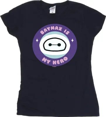 Produktbild von Disney - "Big Hero 6 My Hero" T-Shirt für Damen BI13438 (L) (Marineblau)