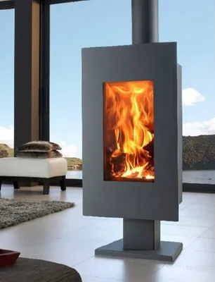 Obrázok produktu pre Krbové kachle Panadero OSAKA oceľ čierne 8 kW