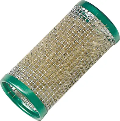 Produktbild von Comair Drahtwickler grün 32mm mit Borsten Länge 63mm, 12er Wire curl