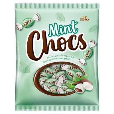 Produktbild von Storck Pfefferminz Bonbons mit Schokoladen Cremefüllung 425g 5er Pack