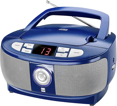 Produktbild von Dual P 49 1 Boombox Radio mit CD Player blau -