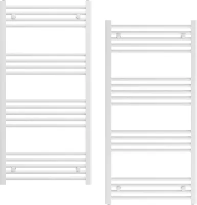 Produktbild von Granitan | Badheizkörper Breno - 60x120 cm - Weiß - Modernes Design - Handtuchwärmer - Flexibler Einbau
