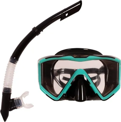 Image de Set Masque Et Tube De Natation Squba Hathor Noir/Blanc