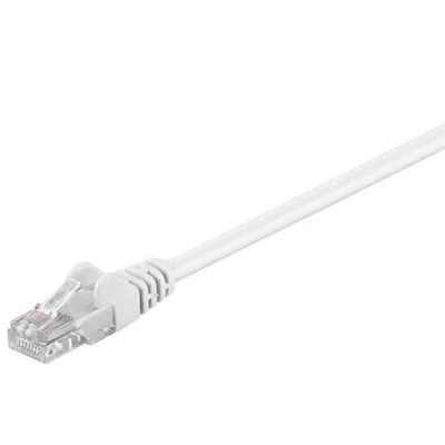Image de Goobay 95257 CAT 6 câble patch, U/UTP, blanc, 0.25 m - CCA mélange de cuivre