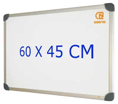 Zdjęcie produktu dla Tablica magnetyczna biała, 45x60 cm, z ramą aluminiową