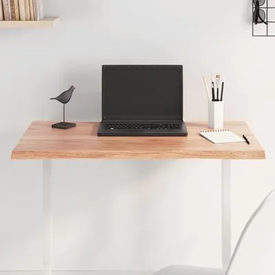 Produktbild von Tischplatte aus Eichenholz 80x40x2 cm mit Baumkante