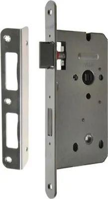Produktbild von GERDA ZW100 72/55 WC-Türschloss, silber verzinkt
