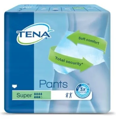 Zdjęcie produktu dla Majtki chłonne, Tena Pants ProSkin Super, M, 12 sztuk - Długi termin ważności!