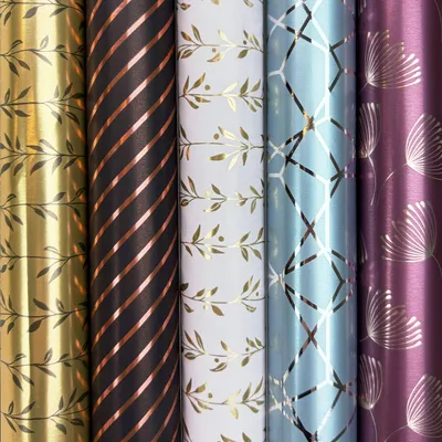 Immagine prodotto di PARIGI – Carta da regalo metallizzata per Natale – 150 x 70 cm – 5 rotoli