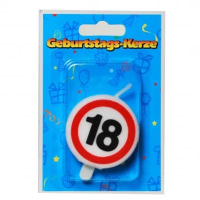 Produktbild von Zahlenkerze Tortenkerze 18"