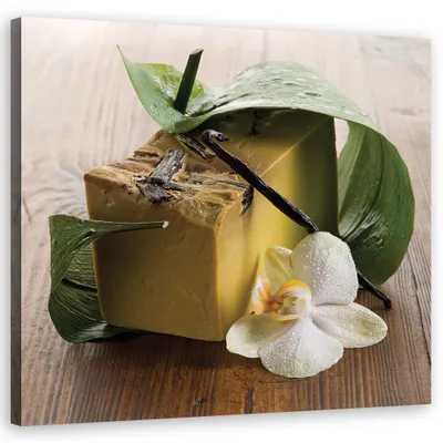 Immagine prodotto di Quadro su tela, Sapone della spa zen - 40x40