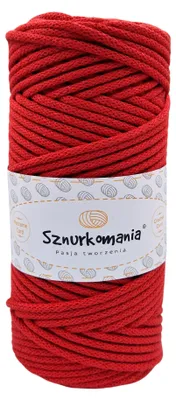 Zdjęcie produktu dla Sznurek bawełniany z rdzeniem 3mm 100m, przędza do makramy, sznurek do makramy, sznurek szydełkowy, sznurek do makramy, przędza naturalna, sznurek 3mm, pleciony sznurek bawełniany,