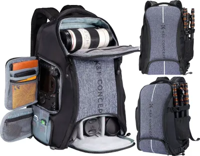Zdjęcie produktu dla Plecak Fotograficzny Foto Duży na Aparat DSLR Kamerę Drona 25L / K&F / KF13.164