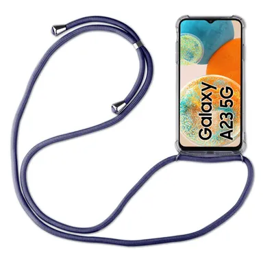 Produktbild von betterfon Handykette für Samsung Galaxy A23 5G Handyhülle mit Band Hülle Blau
