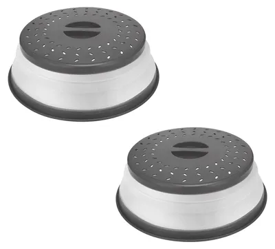 Produktbild von Omgoods – Zusammenklappbarer Mikrowellen-Deckel für Lebensmittel, 2er-Pack