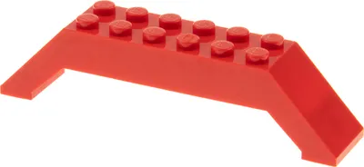 Produktbild von 1x Lego Brückenstein 45° 10x2x2 rot doppelt schräg Dach Stein 4119276 30180