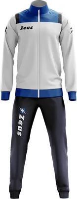 Produktbild von M BIANCO-ROYAL|Zeus Tuta Relax Vesuvio Herren Trainingsanzug Weiß Blau