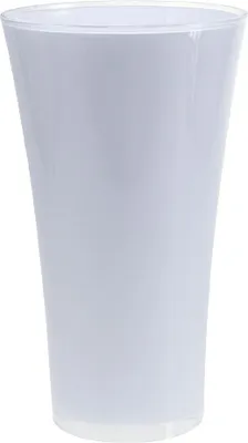 Produktbild von Design Vase "Fizzy" Weiß Ø28,5cm H45cm - Moderne Bodenvase für stilvolle Dekorationen und künstliche Blumenarrangements