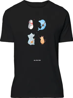 Produktbild von Mr. & Mrs. Panda Größe XL T-Shirt Big Band - Schwarz - Geschenk, Delfin, Triangel, mit Spruch, Lustige Sprüche, Pinguin, Tshirt, Hund, Shirt, Musik, Elefant