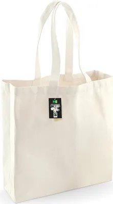 Produktbild von Westford Mill Baumwoll-Einkaufstasche, 21 Liter BC3619 (Einheitsgröße) (Natur)
