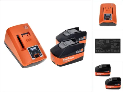Obrázok produktu pre FEIN 92604325010, Súprava batérie a nabíjačky, Lithium-ion (Li-ion), 5,2 Ah, 18 V, Fein, Čierna, Oranžová