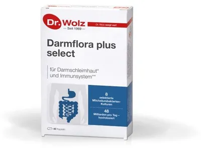 Obrázok produktu pre Dr. Wolz Darmflora plus select kapsuly, 40 kapsúl