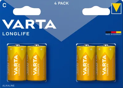 Produktbild von Varta - Alkalické baterie (velikost C LR14) de Dlouhá životnost, 1,5 V, 4 kusy.