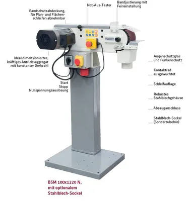 Produktbild von Elmag Bandschleifmaschine, 82037
