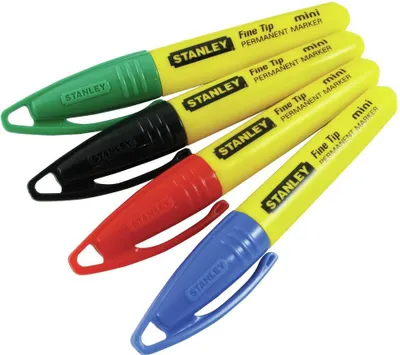 Image de Stanley 1-47-329 marqueur 72 pièce(s) Noir, Bleu, Vert, Rouge