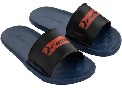 Produktbild von Rider - "Speed" Badesandale für Kinder PP12417 (33 EU) (Schwarz/Rot/Dunkles Marineblau)