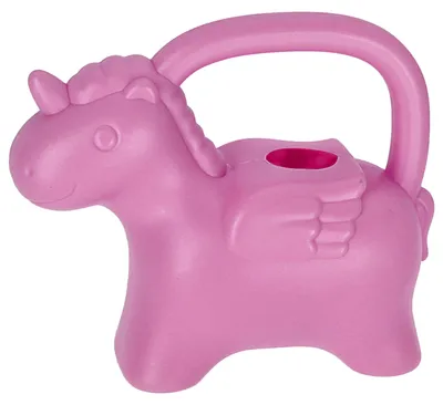 Produktbild von Gießkanne Einhorn Kunststoff rosa 22x19x10cm 1 Liter Kinder-Gießkanne Kanne Wasserkanne Gartenzubehör Motivkanne zum Gießen für Blumen