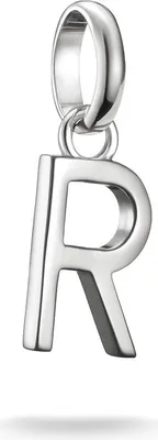 Immagine prodotto di Ciondolo Charm Thomas Sabo Lettera R Connect Argento