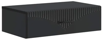 Obrázok produktu pre vidaXL Nástenný odkladací stolík, čierny, 59 x 34,5 x 17 cm