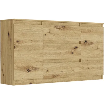 Obrázok produktu pre Komoda 140 cm so zásuvkami a dvierkami FRAMIRE R-140-S3 artisan