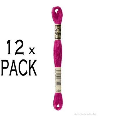 Immagine prodotto di 12 fili DMC Mouline Special, filo da ricamo, 117mc - 3804, filo a 6 capi, 8 metri